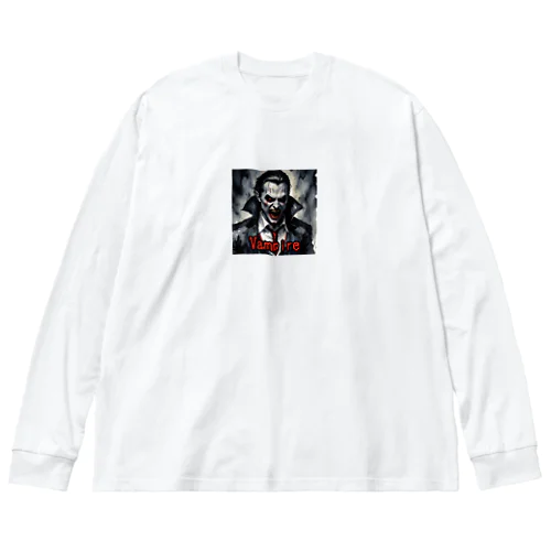 モンスターシリーズ（リアル）：Vampire ビッグシルエットロングスリーブTシャツ