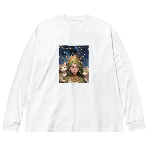 森の妖精シャミー Big Long Sleeve T-Shirt