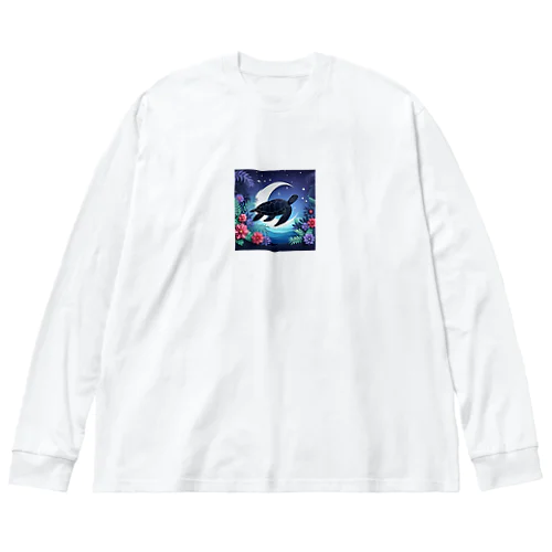 ウミガメ Big Long Sleeve T-Shirt