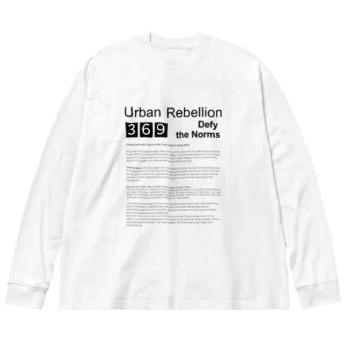 Urban Rebellion ビッグシルエットロングスリーブTシャツ