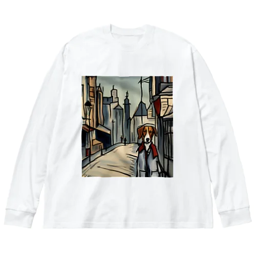 Dog in London  Big Long Sleeve T-Shirt