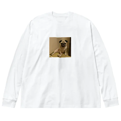 Pugのぱぐお Big Long Sleeve T-Shirt