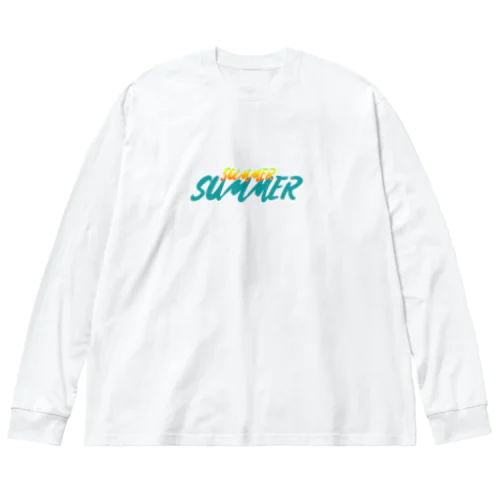 夏 ビッグシルエットロングスリーブTシャツ