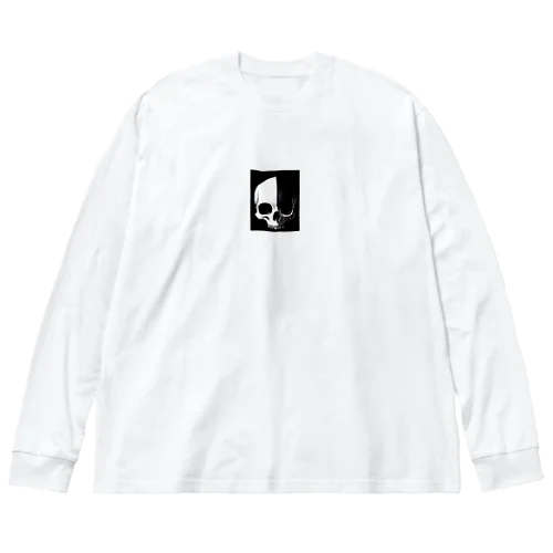 モノトーンドクロ Big Long Sleeve T-Shirt