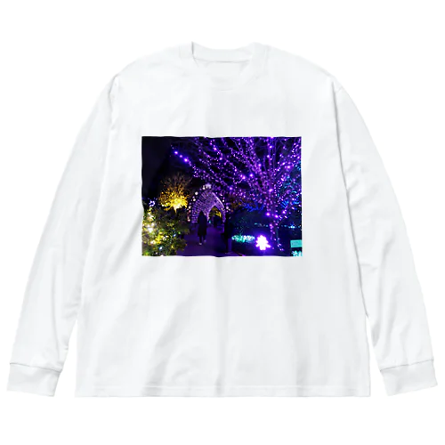 キラキラ輝くイルミネーションの世界 Big Long Sleeve T-Shirt