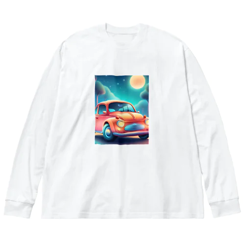 車 ビッグシルエットロングスリーブTシャツ