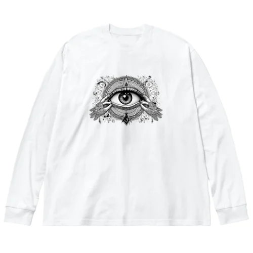 Sacred Geometry Eye Big Long Sleeve T-Shirt