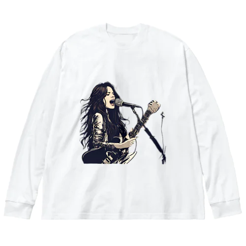 ロックな女 Big Long Sleeve T-Shirt