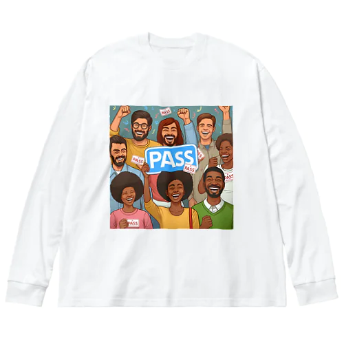 合格PASSED Big Long Sleeve T-Shirt