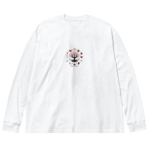 セラピスト生命ロゴくりぬき Big Long Sleeve T-Shirt