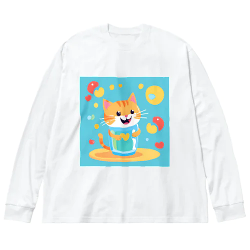 おいしソーダ！ ビッグシルエットロングスリーブTシャツ