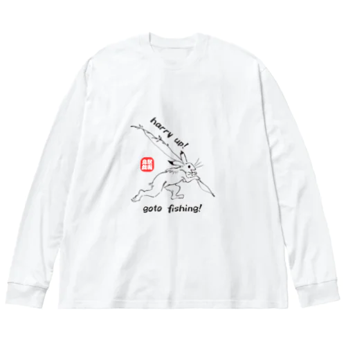 goto fishing ビッグシルエットロングスリーブTシャツ