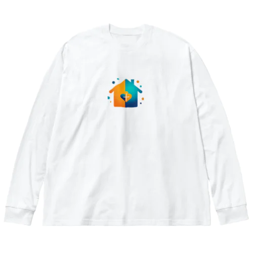 おしゃれ家ロゴ ビッグシルエットロングスリーブTシャツ