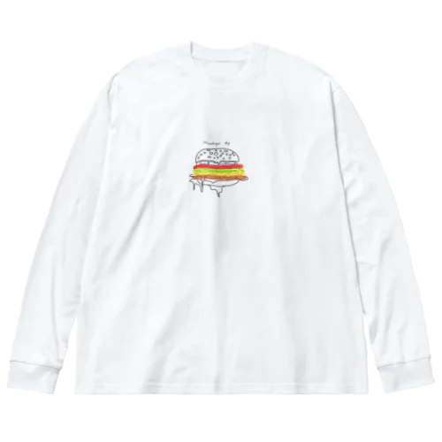 Humberger day① ビッグシルエットロングスリーブTシャツ