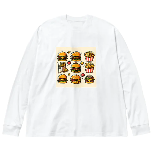 ハンバーガー Big Long Sleeve T-Shirt