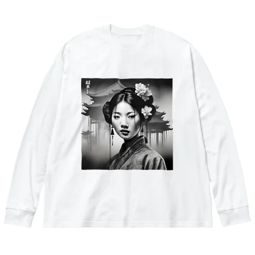 日本文化 Big Long Sleeve T-Shirt