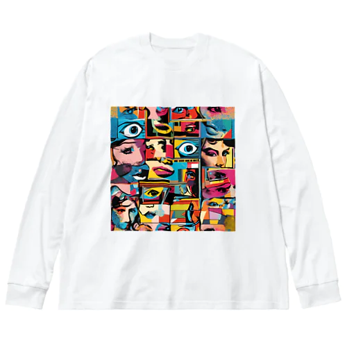 ポップアート Big Long Sleeve T-Shirt