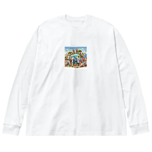 より良い世界のために Big Long Sleeve T-Shirt