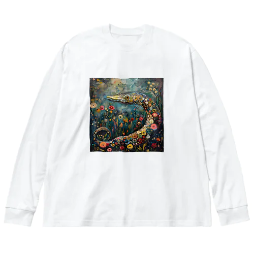 花蛇 ビッグシルエットロングスリーブTシャツ