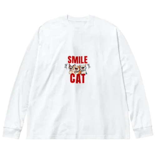 SMILE CAT ビッグシルエットロングスリーブTシャツ