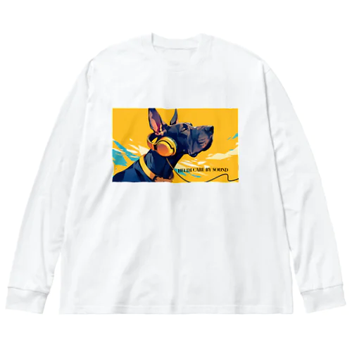 犬　グレートデン Big Long Sleeve T-Shirt