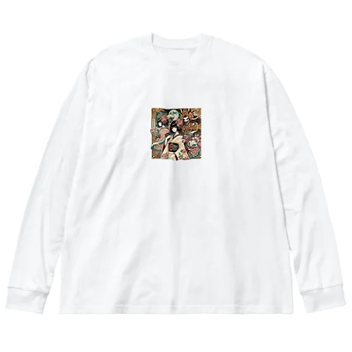 少女と３つのしもべシリーズ Big Long Sleeve T-Shirt