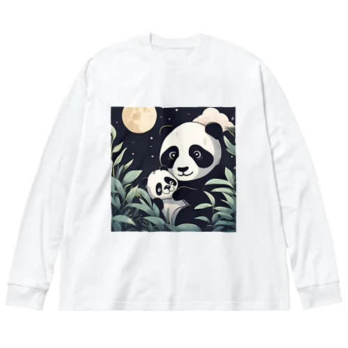 親子でお月見 Big Long Sleeve T-Shirt