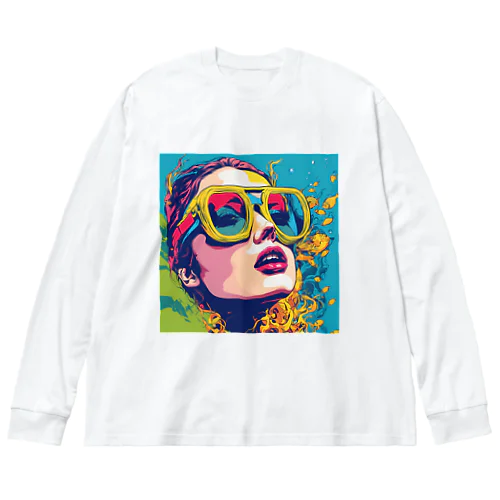 ポップアート Big Long Sleeve T-Shirt