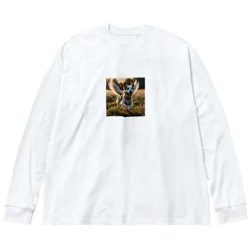 そらとぶ犬 Big Long Sleeve T-Shirt