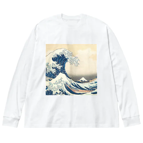 富嶽三十六景 ビッグシルエットロングスリーブTシャツ