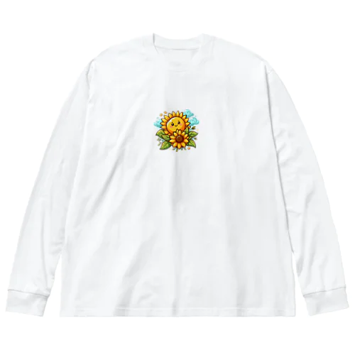 ひまわり ビッグシルエットロングスリーブTシャツ