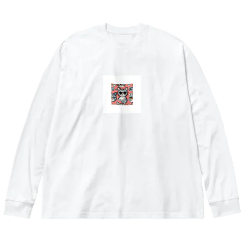 サングラスねこちゃん Big Long Sleeve T-Shirt