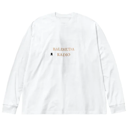 BALIMUDA RADIO（透過） ビッグシルエットロングスリーブTシャツ