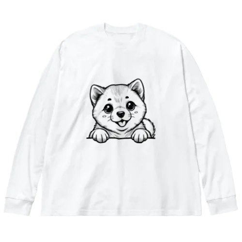 おねだり柴くん Big Long Sleeve T-Shirt