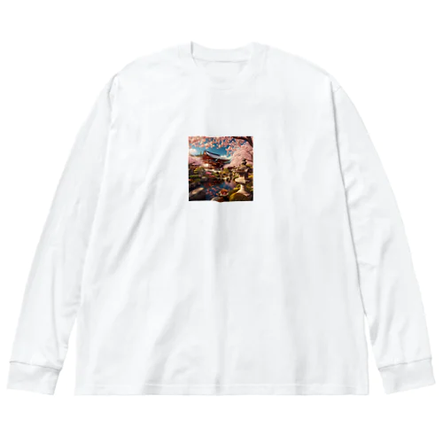 Sakura in Japan Big Long Sleeve T-Shirt