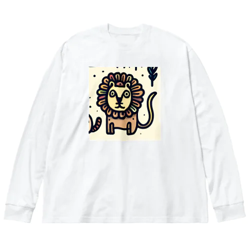 ライオン Big Long Sleeve T-Shirt