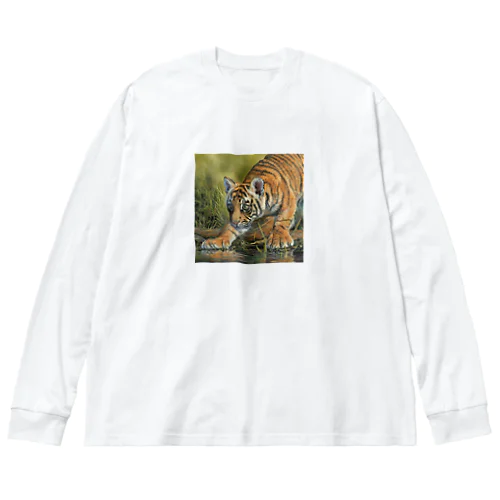 ベンガル虎 Big Long Sleeve T-Shirt