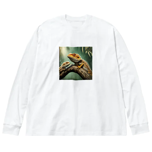 フトアゴヒゲトカゲ Big Long Sleeve T-Shirt