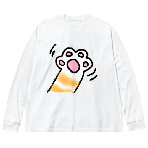 猫の手 ビッグシルエットロングスリーブTシャツ