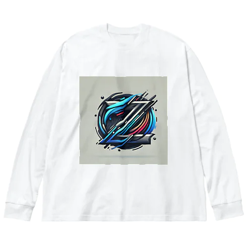 Z1の未来的アートロゴ Big Long Sleeve T-Shirt