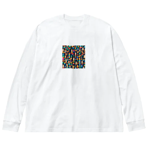 カワウソカラフル Big Long Sleeve T-Shirt