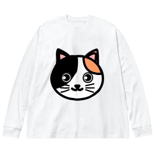 三毛猫アイコン Big Long Sleeve T-Shirt