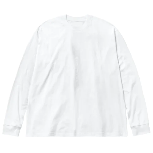 朝ごはん食べます、黒Tシャツ用 Big Long Sleeve T-Shirt