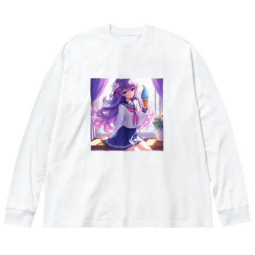 学校帰りにソフトクリーム Big Long Sleeve T-Shirt