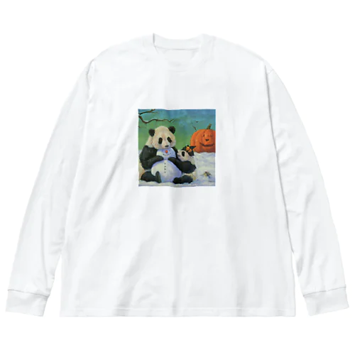 ハロウィンパンダ Big Long Sleeve T-Shirt