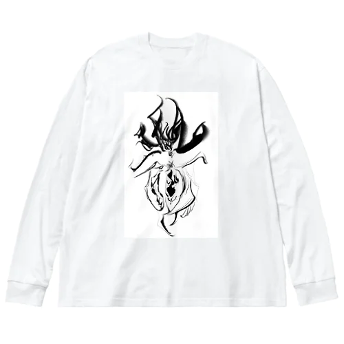 天使と悪魔 Big Long Sleeve T-Shirt