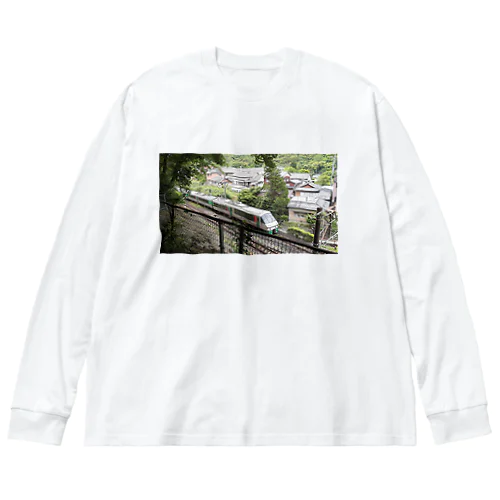 783系特急みどり20号 博多行き 上有田駅  ビッグシルエットロングスリーブTシャツ