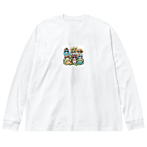 仲間たち ビッグシルエットロングスリーブTシャツ