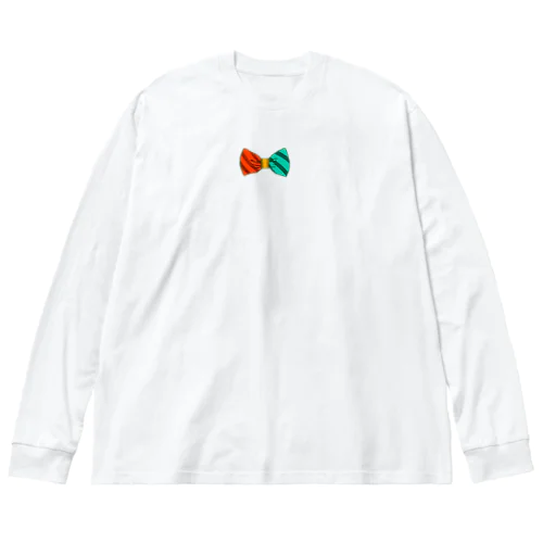 蝶ネクタイ-09 Big Long Sleeve T-Shirt