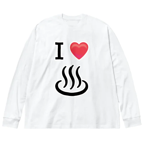 アイラブ湯～ Big Long Sleeve T-Shirt